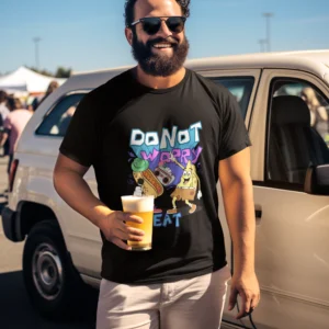 Do Not Worry Eat Motivational Graphic T-Shirt