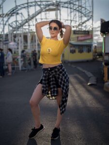 Let Your Light Bloom Crop Top